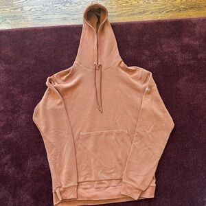 Alo Men's Hooded Pullover Sweatshirt - Rust